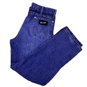 Wrangler Cowboy Cut Silver Edition Denim Jeans Mens 35x30 Med Wash 933 Slim Fit